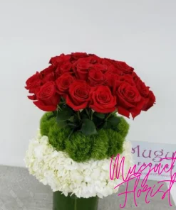 Lavish Classics arrangements - Red White and Green