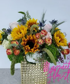 Sensational Golden Sun Bouquet: A Glorious Burst of Sunshine