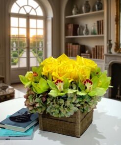 Early Morning Garden Arrangement: A Serene Dawn in Bloom